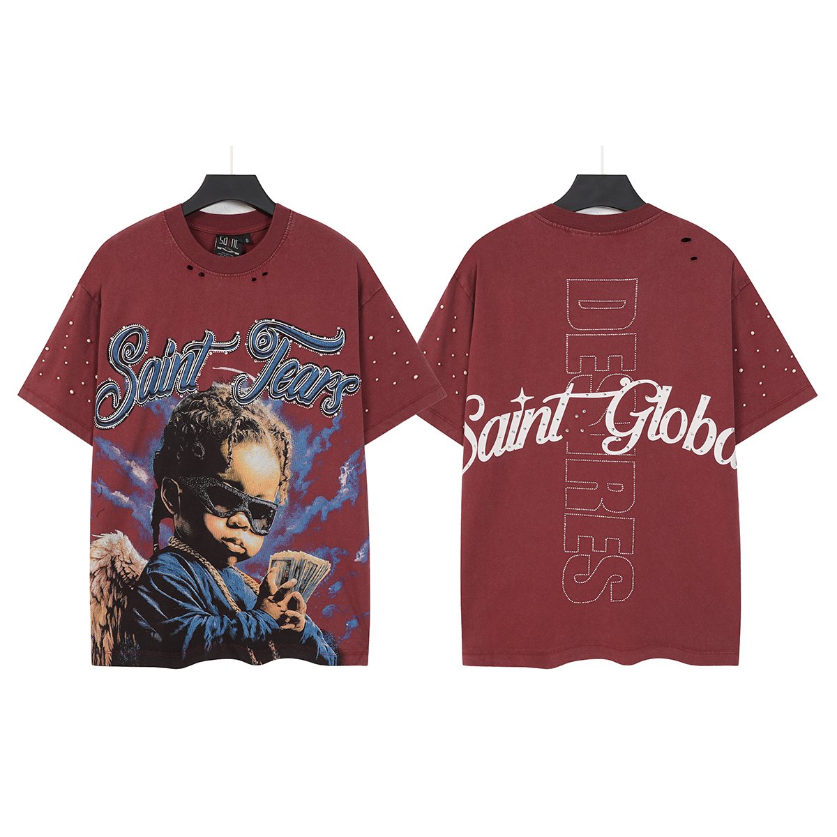 SAINT Tears Graphic Short-Sleeve T-Shirt