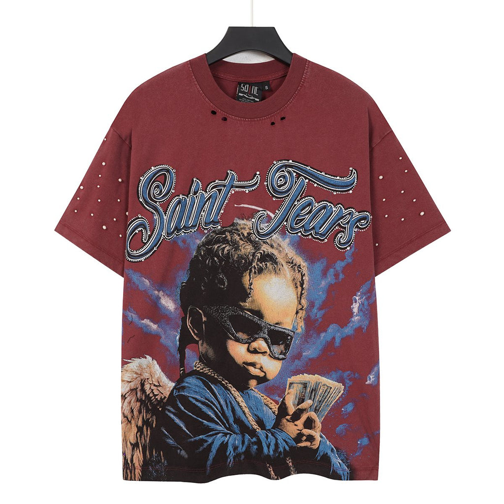 SAINT Tears Graphic Short-Sleeve T-Shirt