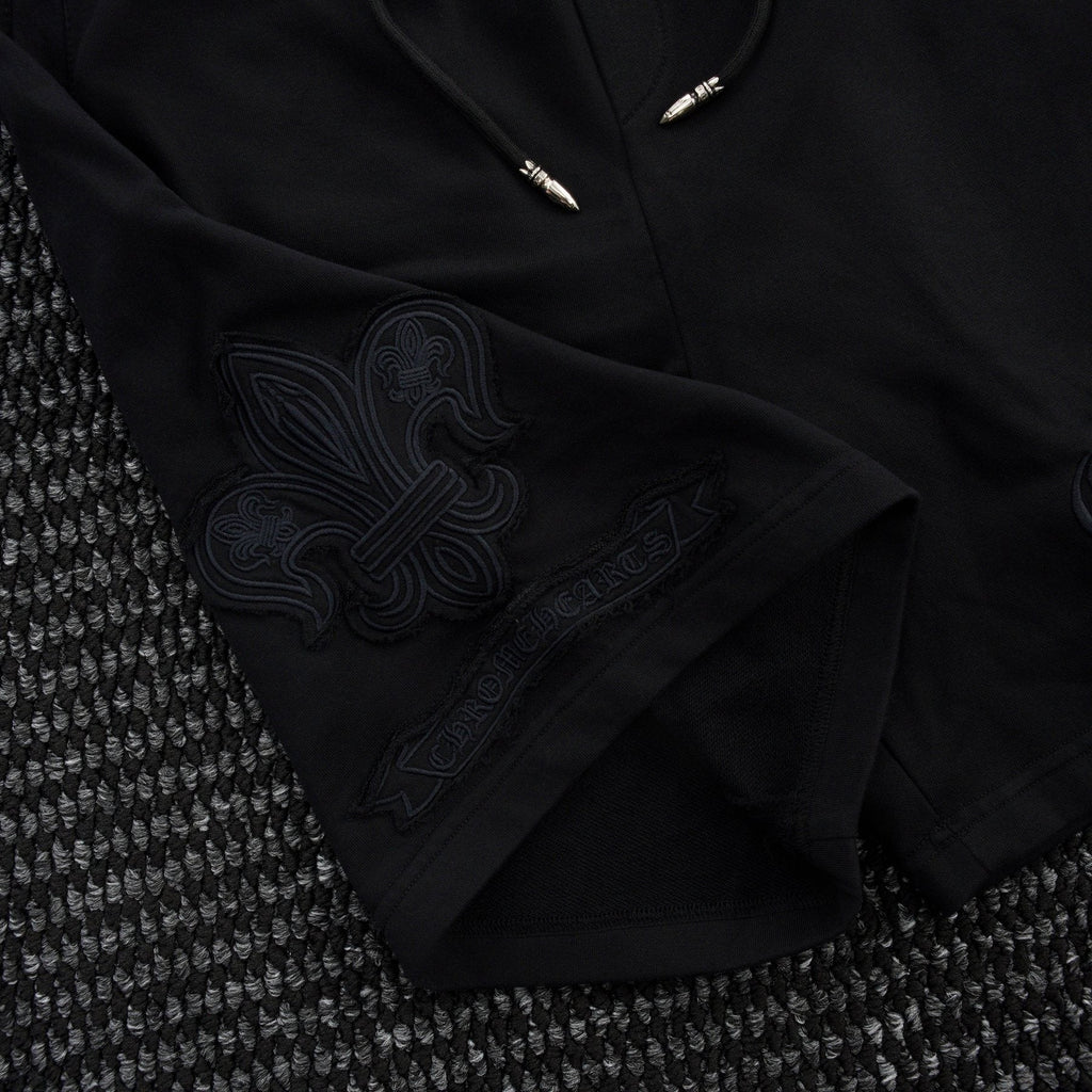 Chrome Hearts Tonal Sanskrit Cross Embroidered Shorts