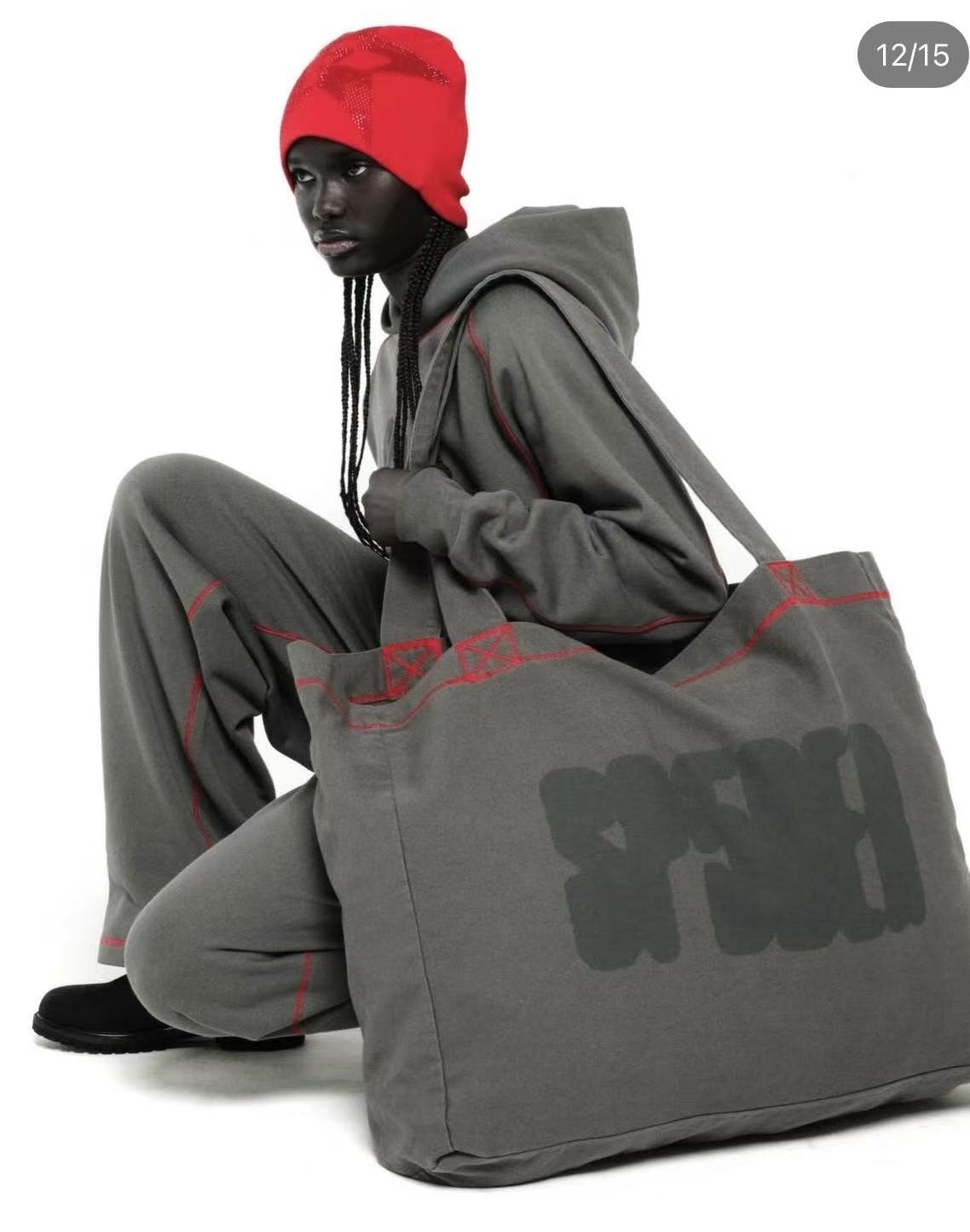 Sp5der Charcoal Gray Web Graphic Matching Set