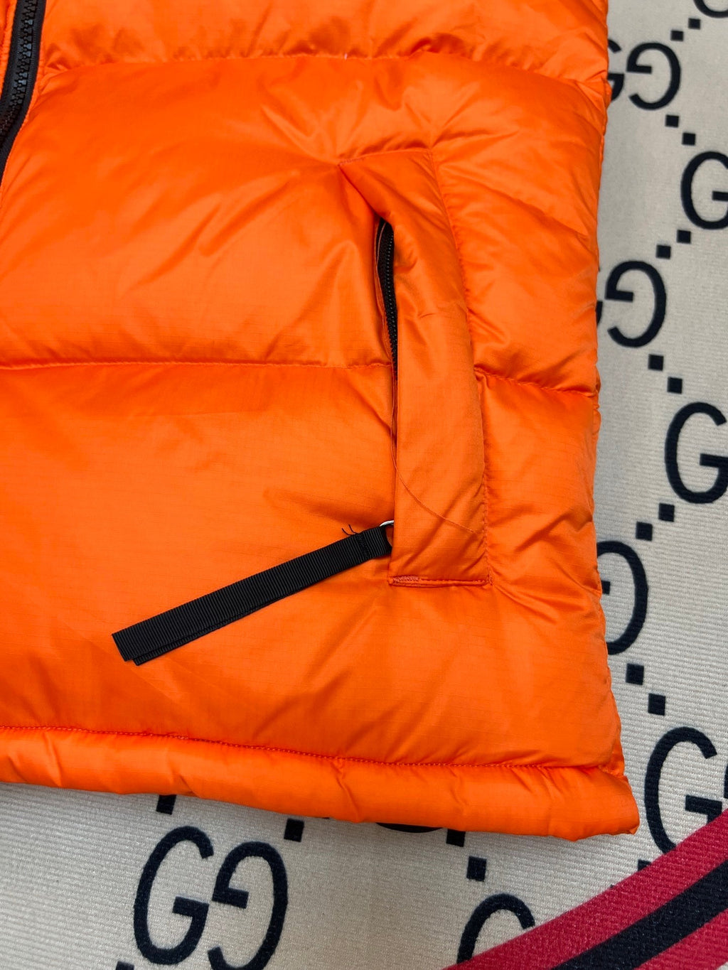 The North Face Orange/Black 1996 Retro Nuptse Down Vest