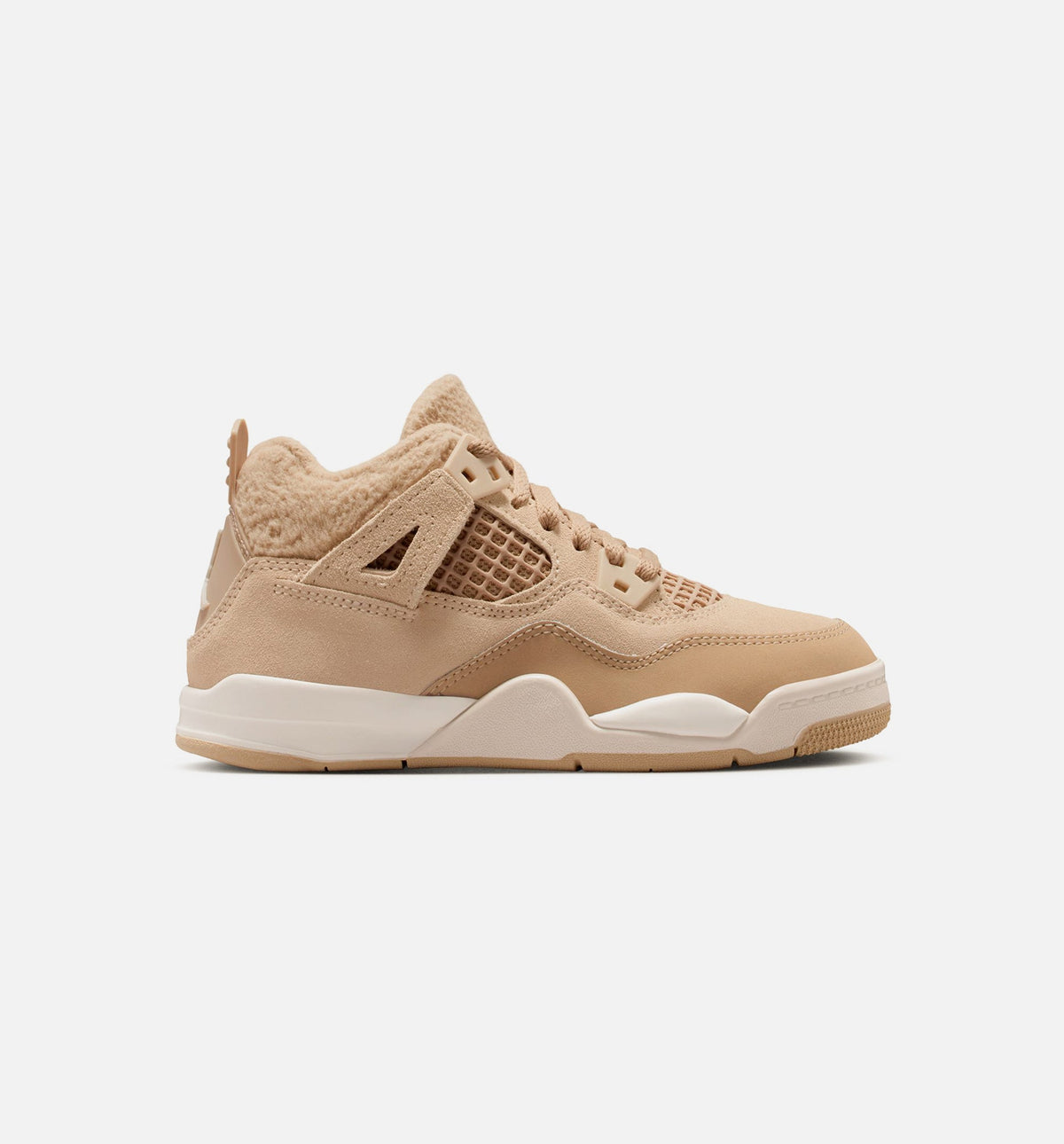 Air Jordan 4 Retro Cozy Girl Preschool Girls' Sneakers - Hemp/Light Orewood Brown