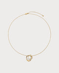 MONICA VINADER Nura Pave Wrap 18ct Yellow Gold Vermeil And Lab-Grown Diamond Necklace(Gold)