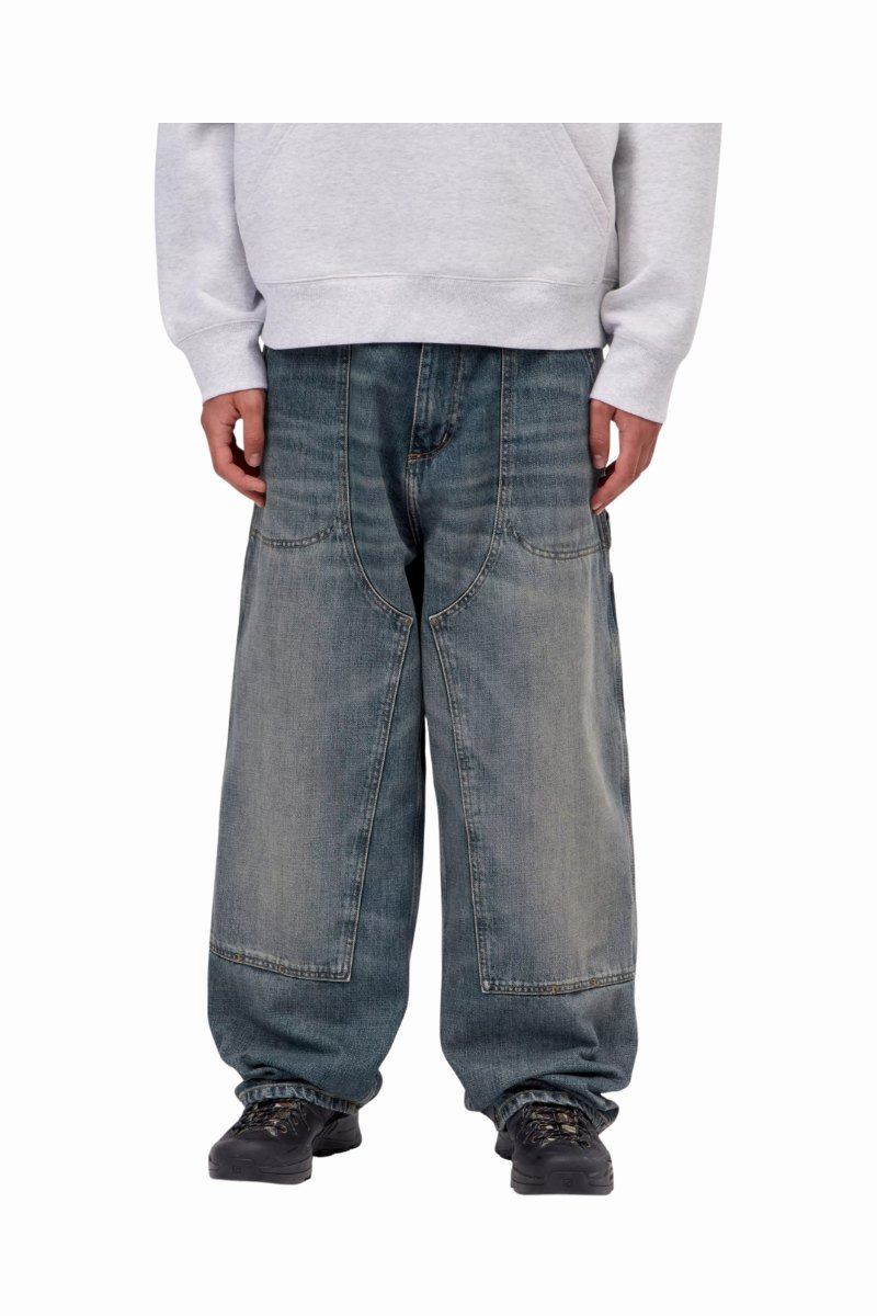 CARHARTT WIP OAKLAND PANT Blue Worn Used Wash
