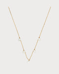 PERSEE Yellow Gold and Diamond 5-Stone Danae Necklace(Yellow Gold)