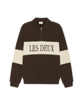 Les Deux Zipper Rugby Sweatshirt