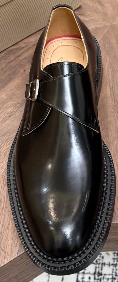 Christian Louboutin Black Buckle Dress Shoes - Leather Lining