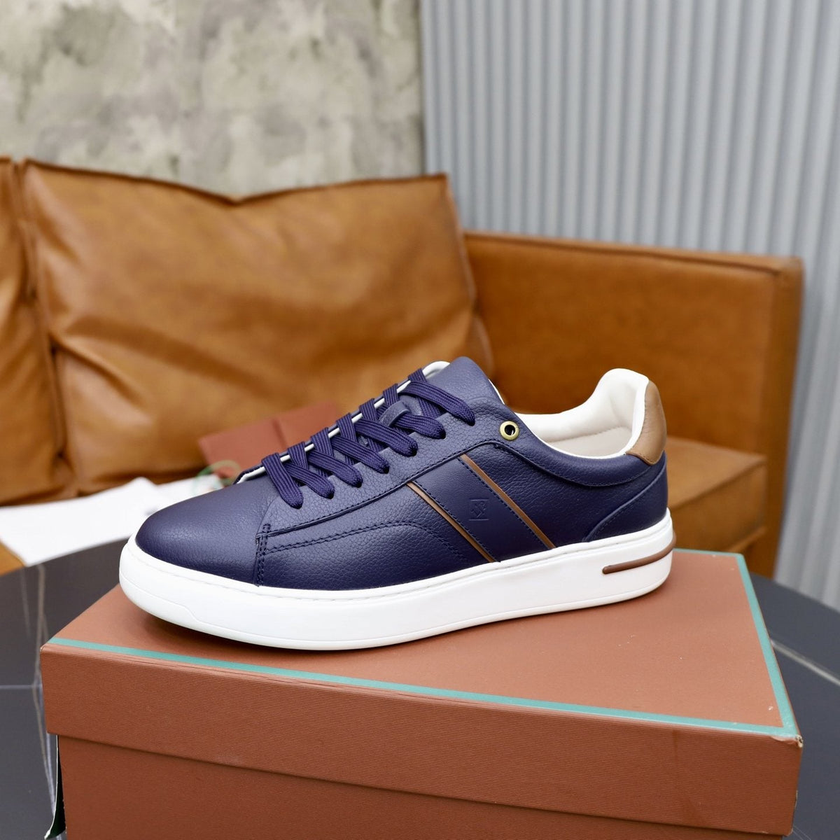 Loro Piana Week End Walk Lace-Up Sneakers