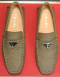 Prada Stitched Driving Loafers
