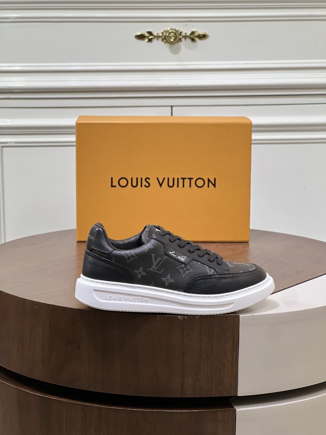 Louis Vuitton Textured Low-Top Sneakers