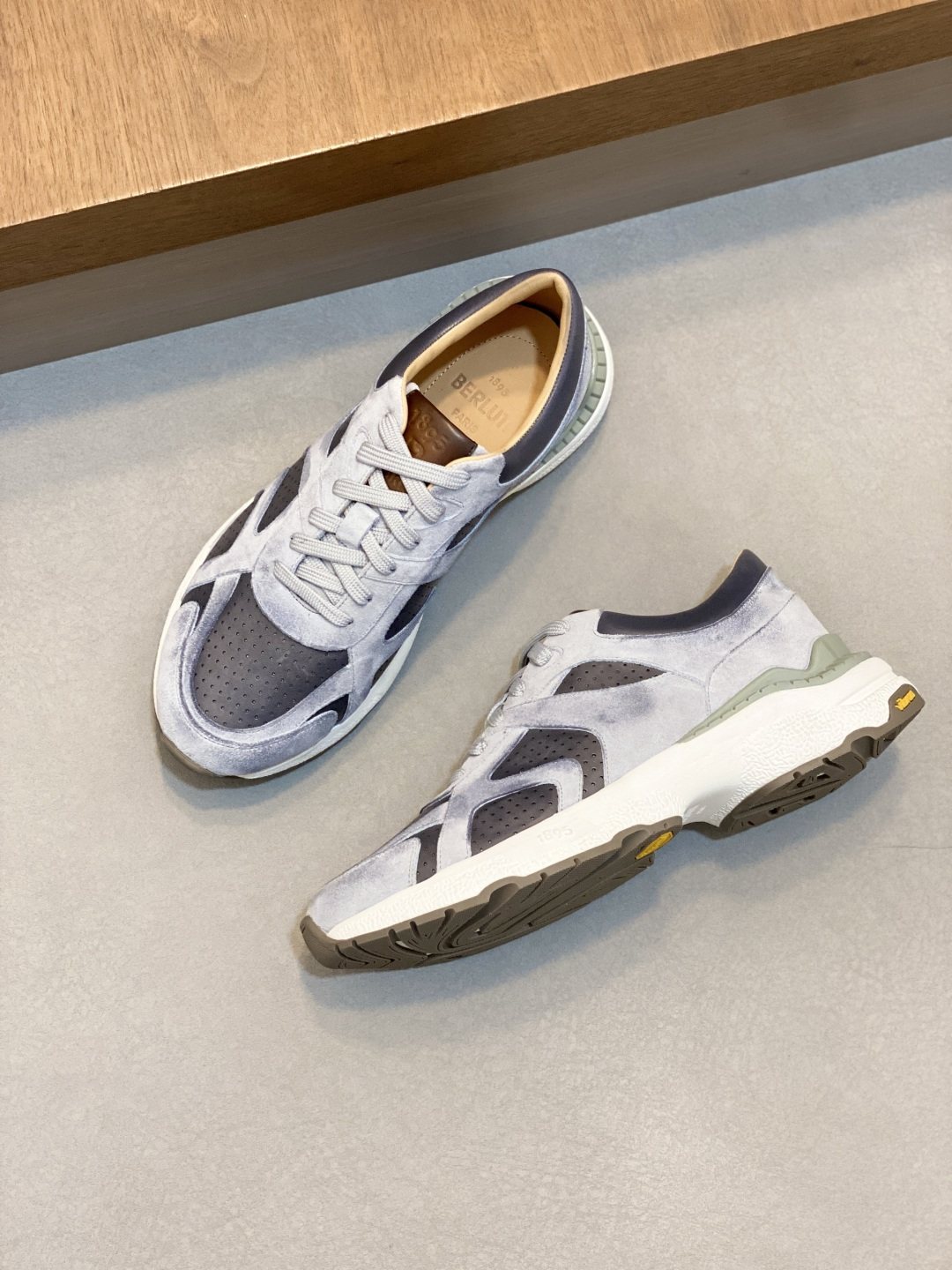 Berluti Sport Track Low-Top Sneakers