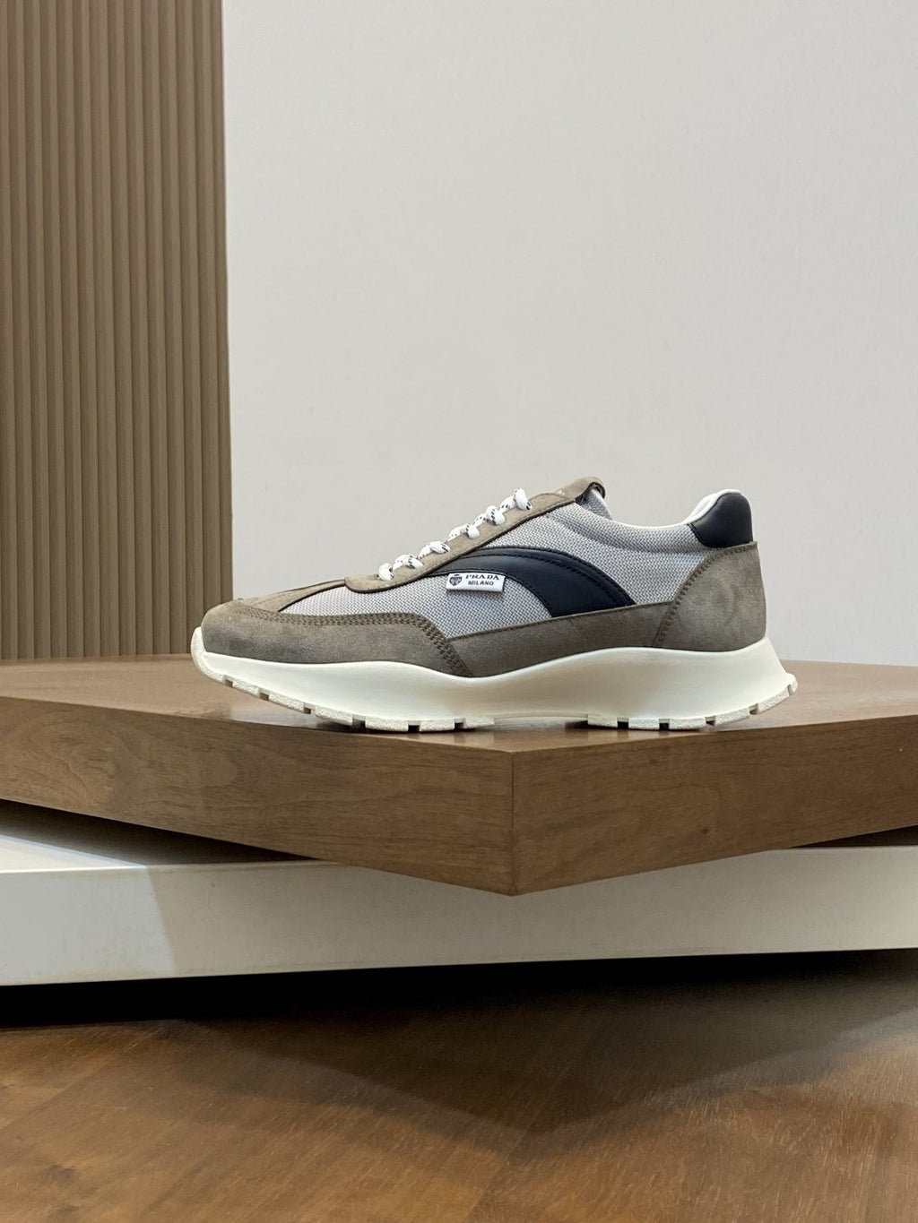 Prada Men's Color-Block Low-Top Sneakers