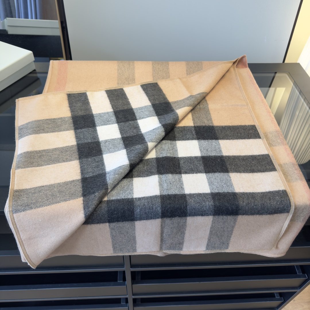 Burberry Reversible Plaid Poncho